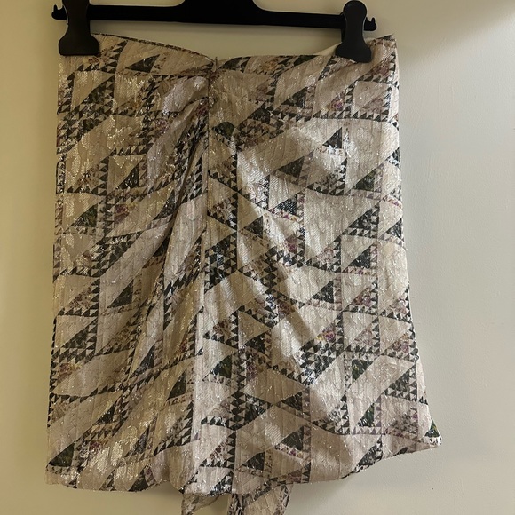 Isabel marant patterned drap skirt - Picture 3 of 6